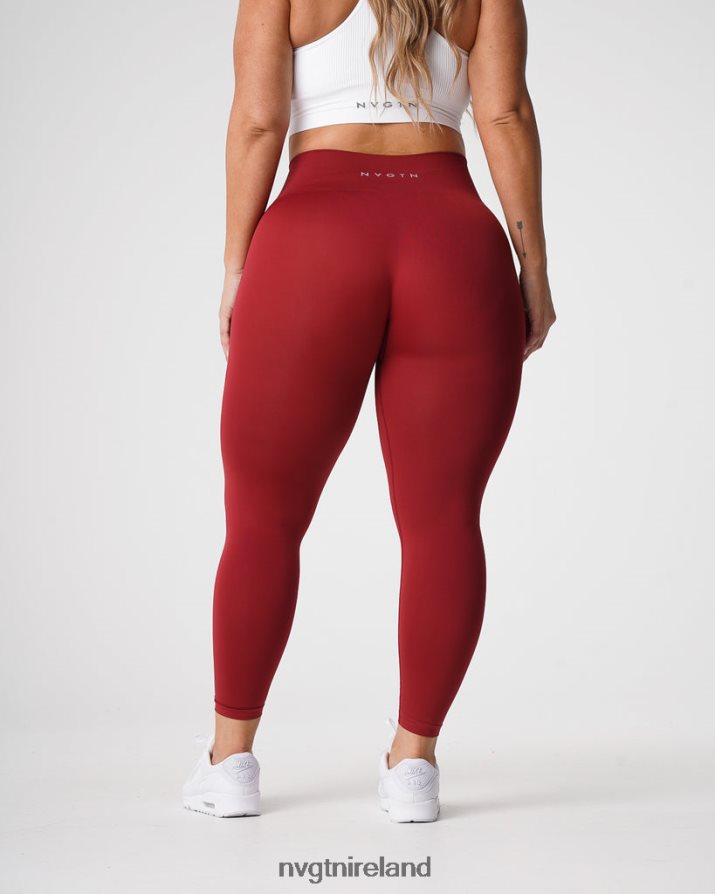 NVGTN Solid Seamless Leggings Fitness Carmine Women VV2PRZ574