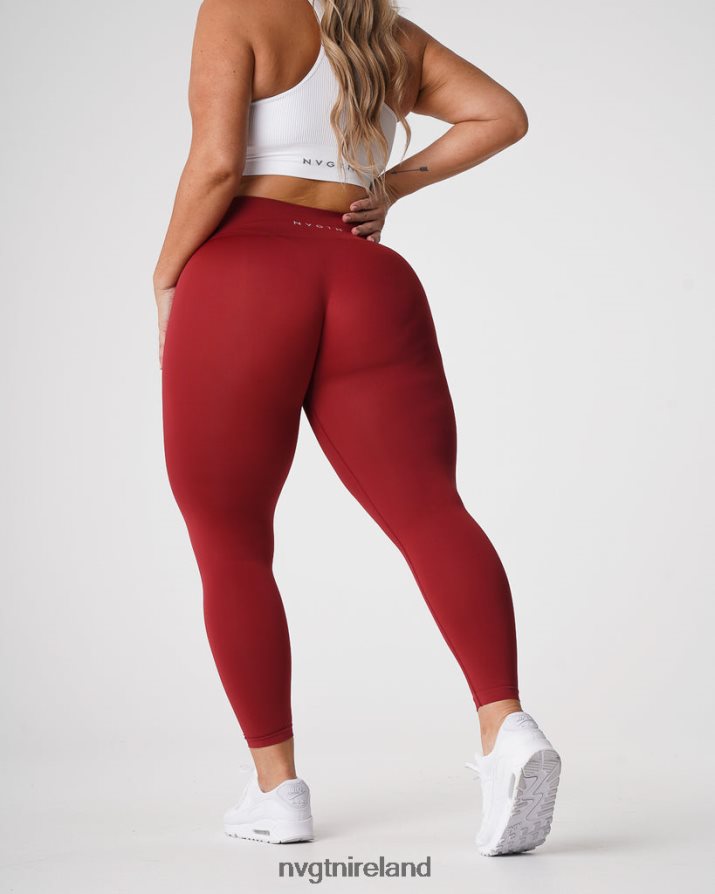NVGTN Solid Seamless Leggings Fitness Carmine Women VV2PRZ574