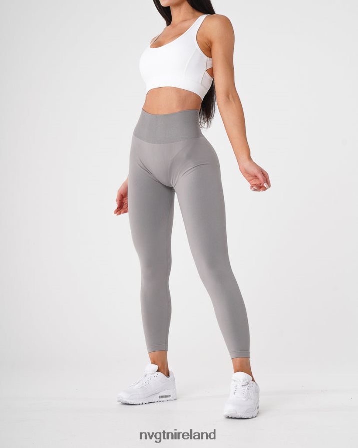 NVGTN Solid Seamless Leggings Fitness Light Grey Women VV2PRZ555