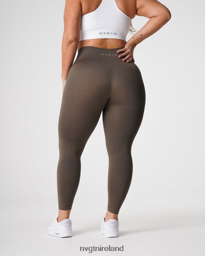 NVGTN Solid Seamless Leggings Fitness Olive Women VV2PRZ557