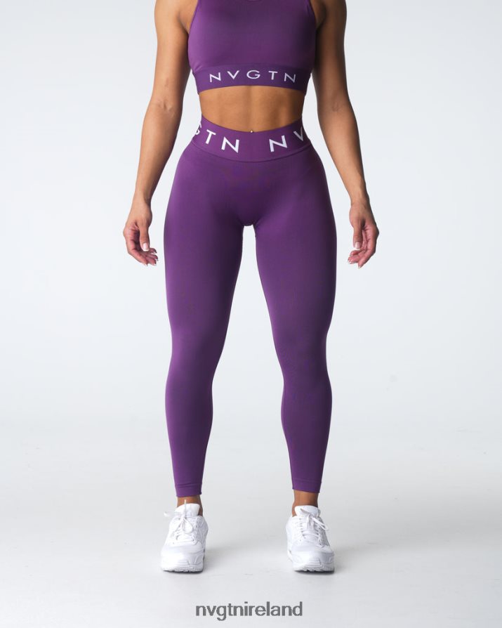 NVGTN Sport Seamless Leggings Fitness Amethyst Women VV2PRZ542