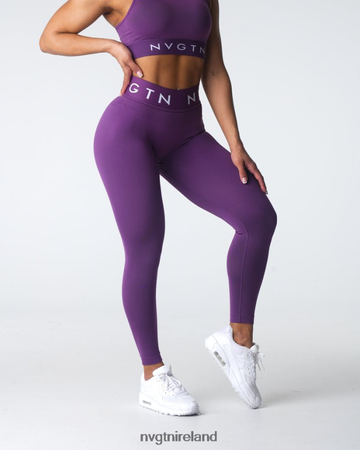 NVGTN Sport Seamless Leggings Fitness Amethyst Women VV2PRZ542