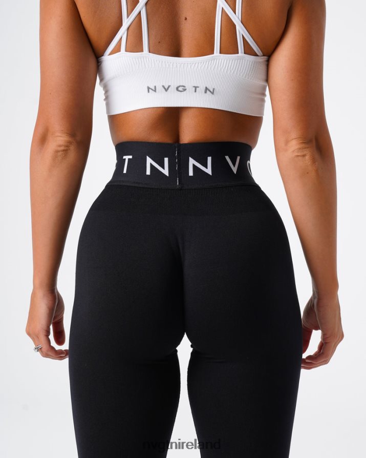 NVGTN Sport Seamless Leggings Fitness Black Women VV2PRZ496