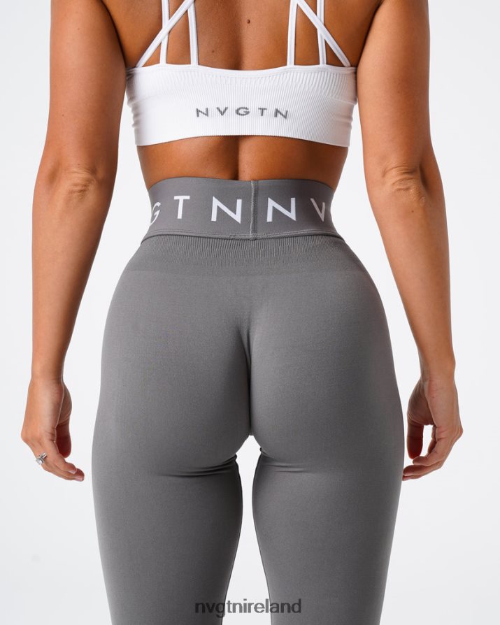 NVGTN Sport Seamless Leggings Fitness Charcoal Women VV2PRZ553