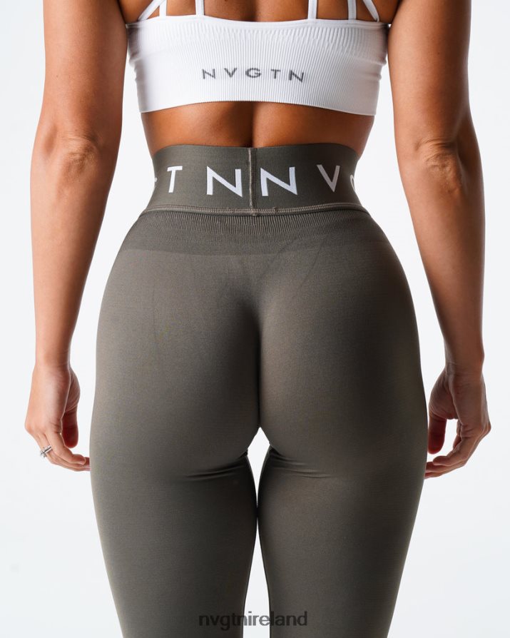 NVGTN Sport Seamless Leggings Fitness Olive Women VV2PRZ499