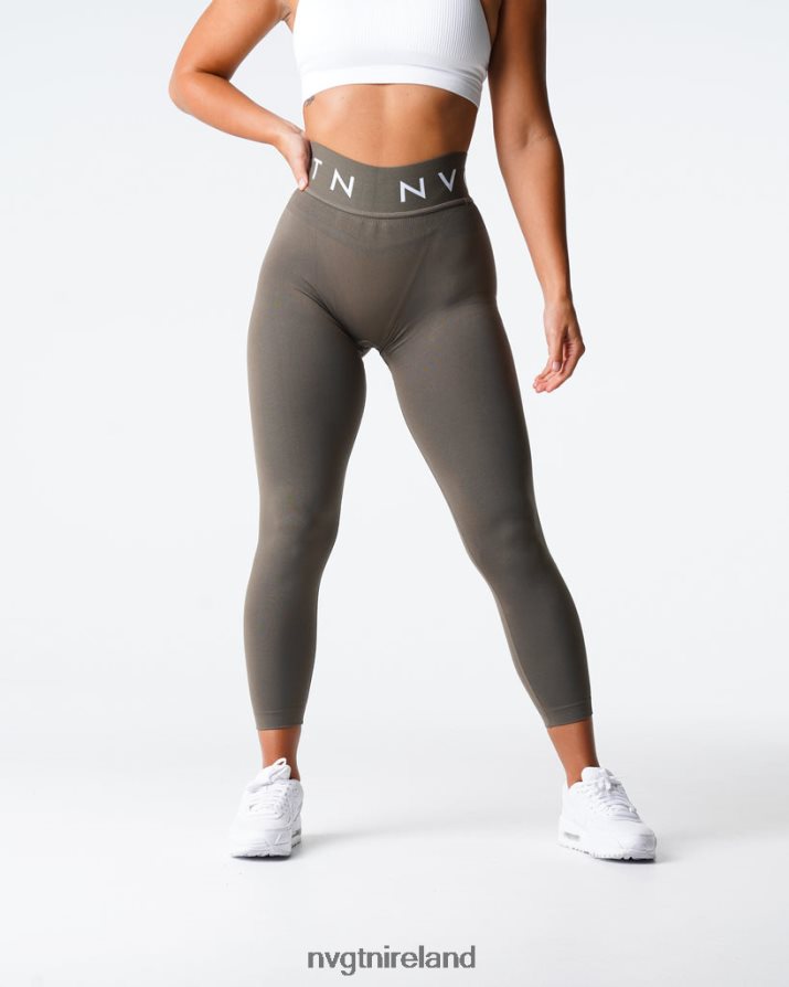 NVGTN Sport Seamless Leggings Fitness Olive Women VV2PRZ499