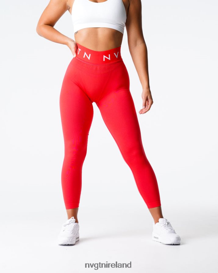 NVGTN Sport Seamless Leggings Fitness Scarlet Women VV2PRZ570