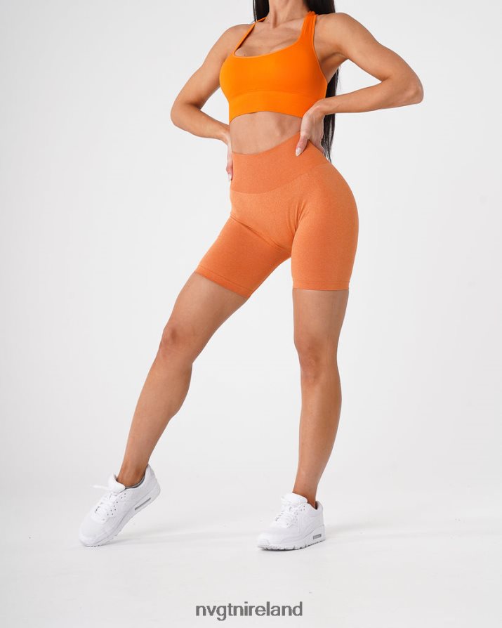 NVGTN Biker Shorts Fitness Burnt Orange Women VV2PRZ485