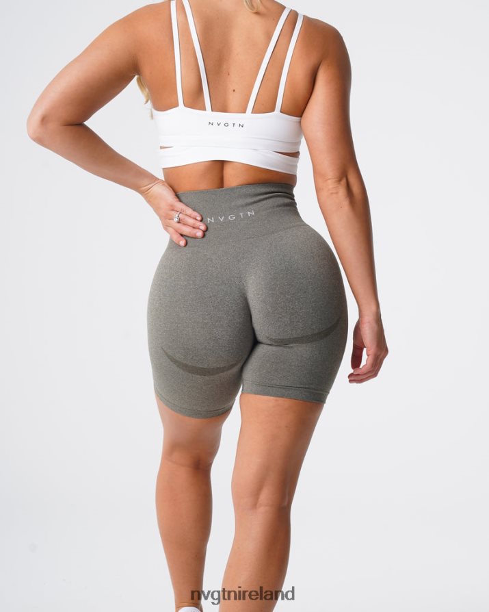 NVGTN Biker Shorts Fitness Khaki Green Women VV2PRZ484