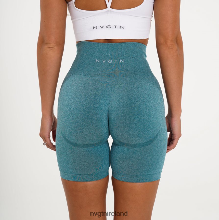 NVGTN Biker Shorts Fitness Teal Women VV2PRZ482