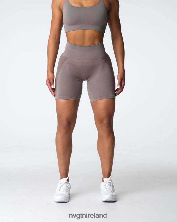 NVGTN Contour 2.0 Seamless Shorts Fitness Taupe Women VV2PRZ320