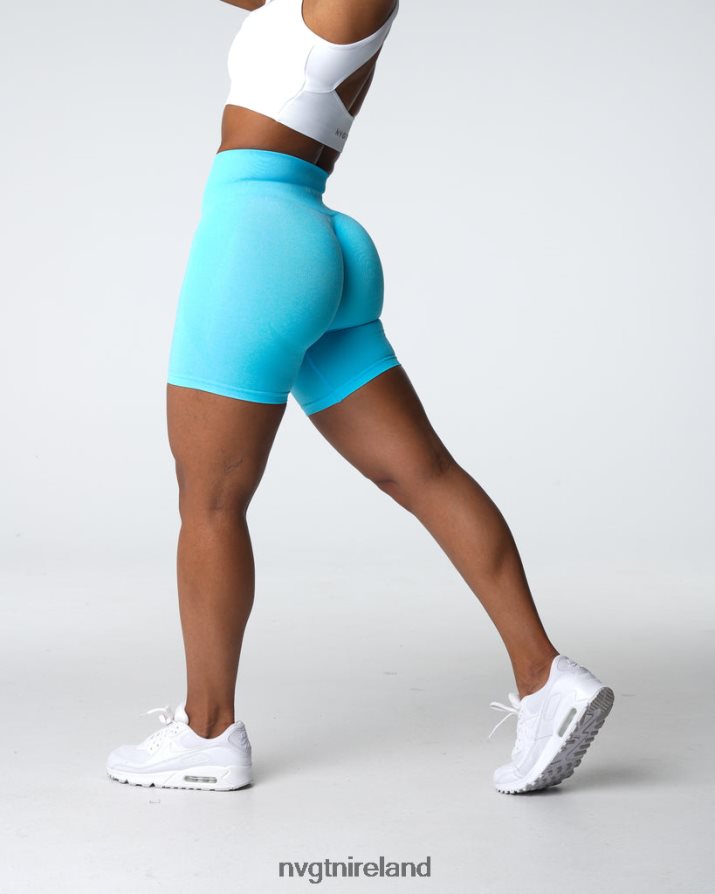 NVGTN Contour Seamless Shorts Fitness Aqua Women VV2PRZ326