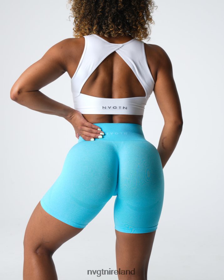 NVGTN Contour Seamless Shorts Fitness Aqua Women VV2PRZ326