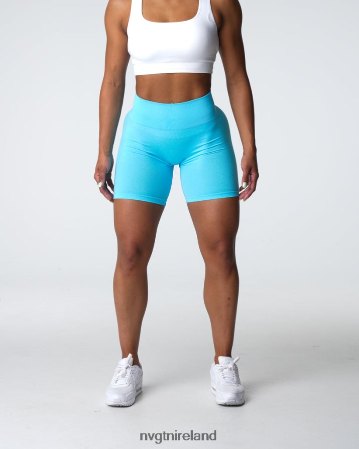 NVGTN Contour Seamless Shorts Fitness Aqua Women VV2PRZ326