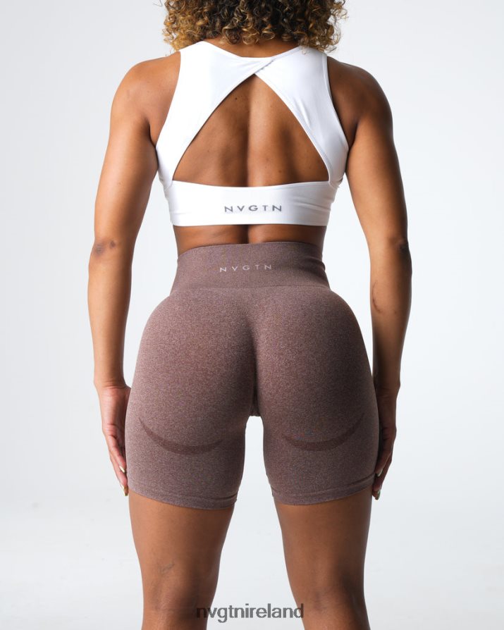 NVGTN Contour Seamless Shorts Fitness Cocoa Women VV2PRZ338