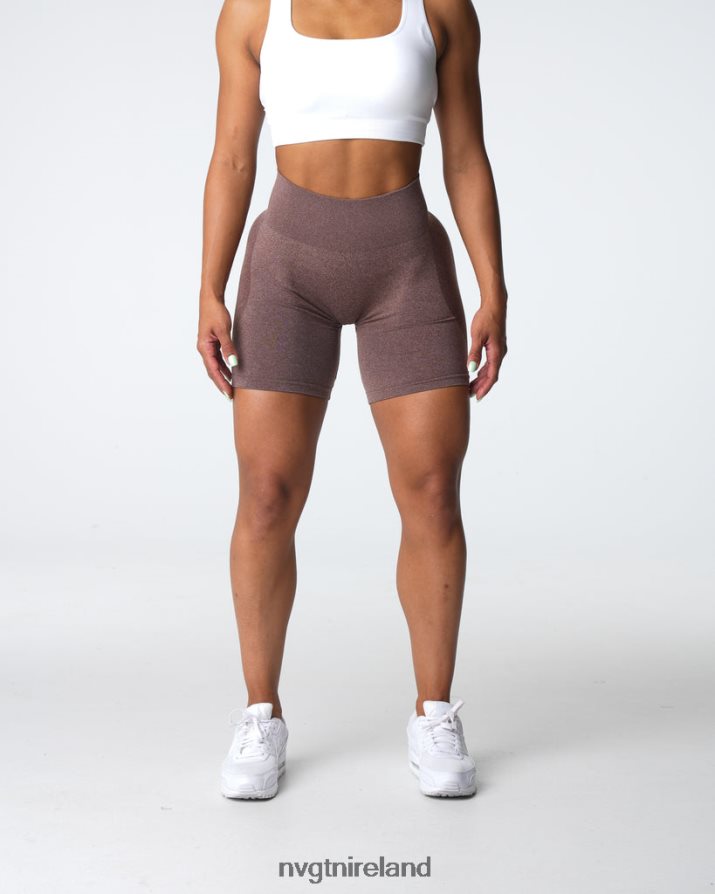 NVGTN Contour Seamless Shorts Fitness Cocoa Women VV2PRZ338