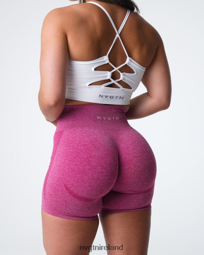 NVGTN Contour Seamless Shorts Fitness Crimson Women VV2PRZ331