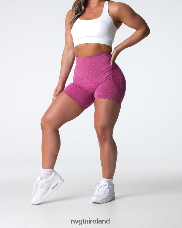 NVGTN Contour Seamless Shorts Fitness Crimson Women VV2PRZ331
