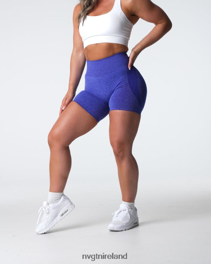 NVGTN Contour Seamless Shorts Fitness Electric Blue Women VV2PRZ330