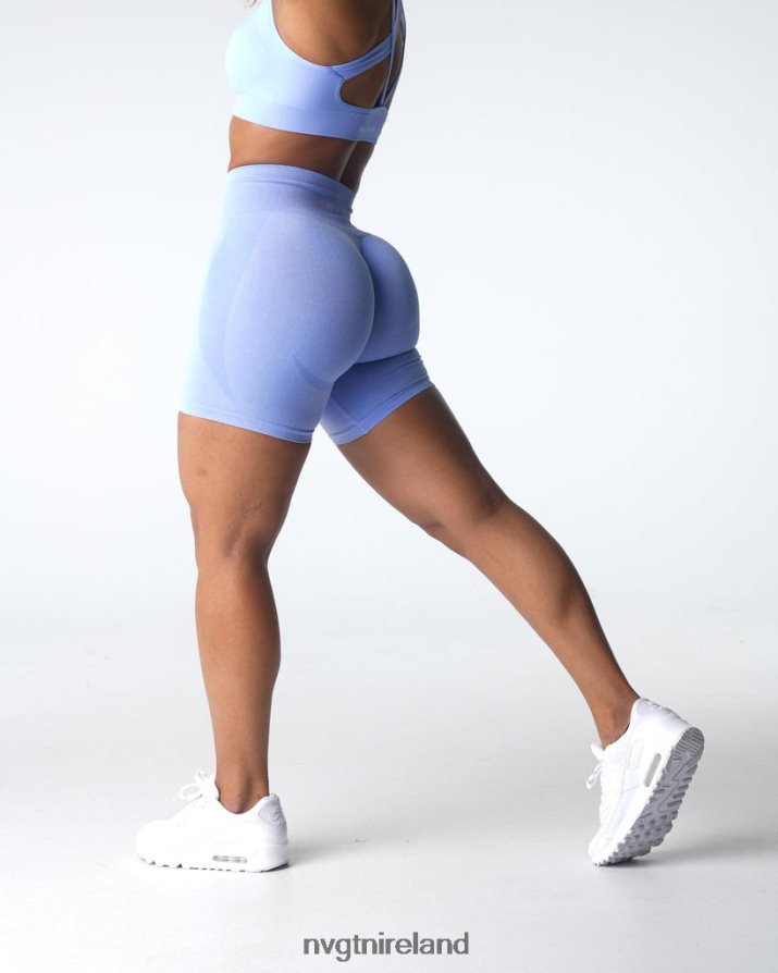 NVGTN Contour Seamless Shorts Fitness Periwinkle Women VV2PRZ341