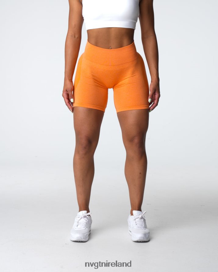 NVGTN Contour Seamless Shorts Fitness Sunset Orange Women VV2PRZ332