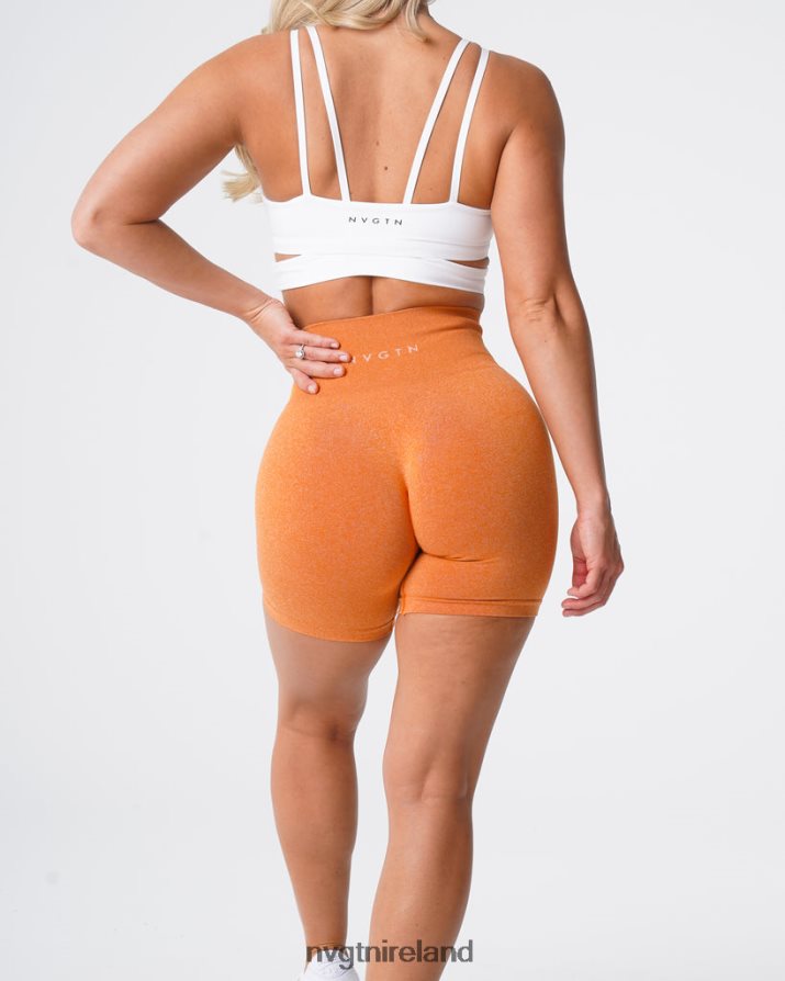 NVGTN Pro Seamless Shorts Fitness Burnt Orange Women VV2PRZ365