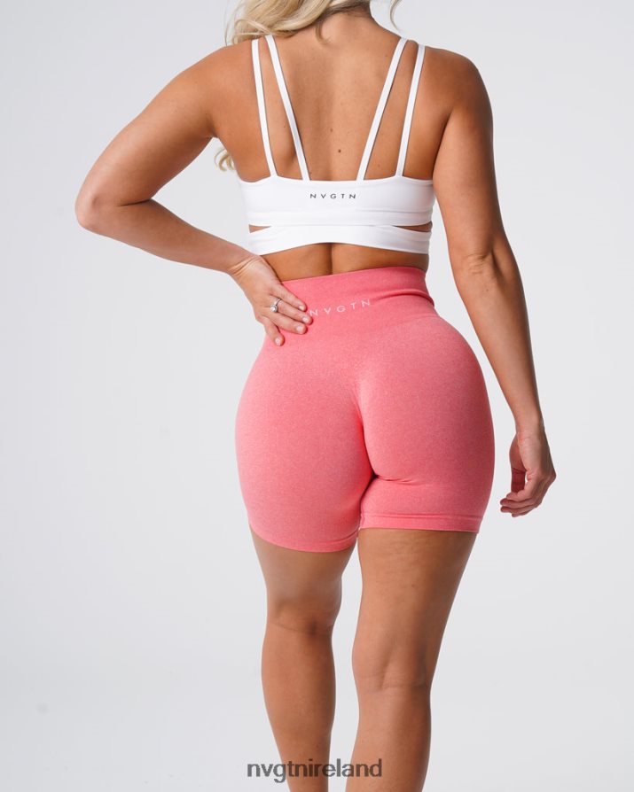 NVGTN Pro Seamless Shorts Fitness Coral Women VV2PRZ381