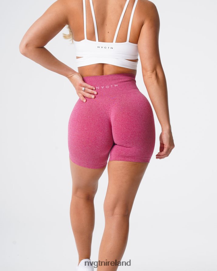NVGTN Pro Seamless Shorts Fitness Crimson Women VV2PRZ383