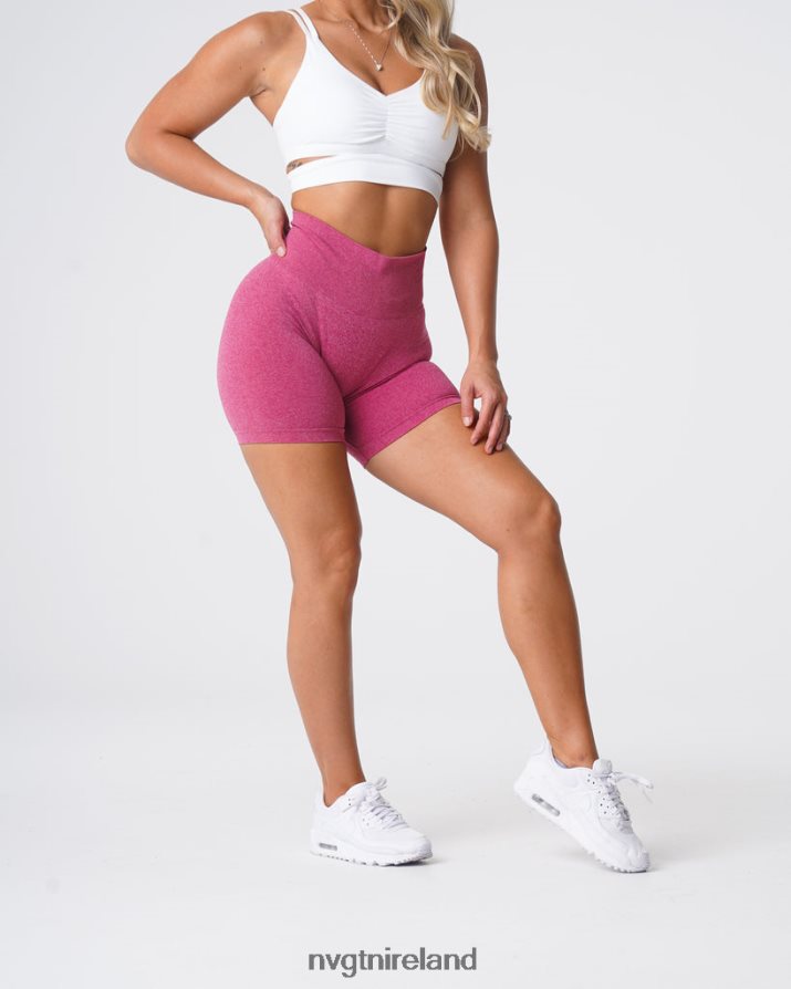 NVGTN Pro Seamless Shorts Fitness Crimson Women VV2PRZ383