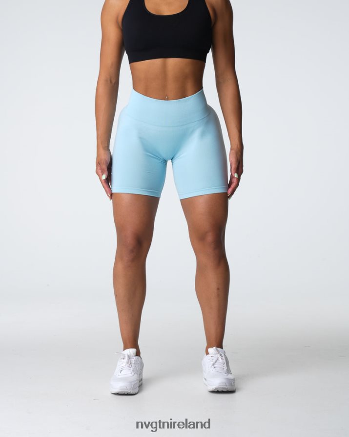 NVGTN Pro Seamless Shorts Fitness Pastel Blue Women VV2PRZ360