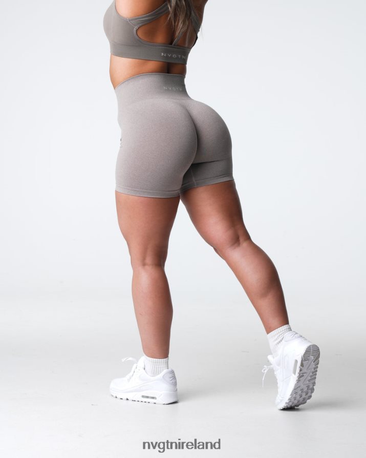 NVGTN Pro Seamless Shorts Fitness Taupe Women VV2PRZ359