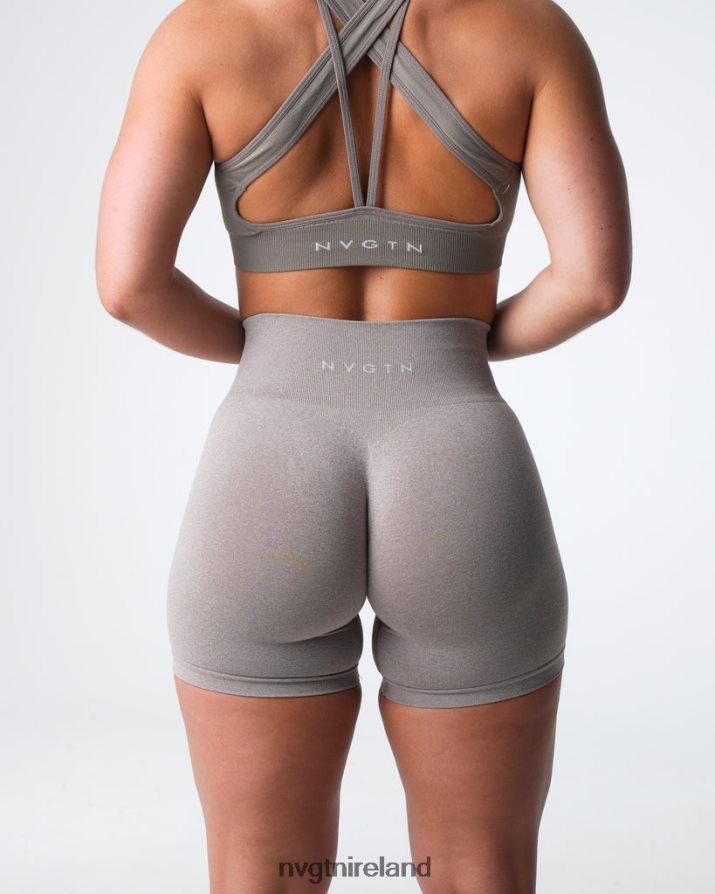 NVGTN Pro Seamless Shorts Fitness Taupe Women VV2PRZ359