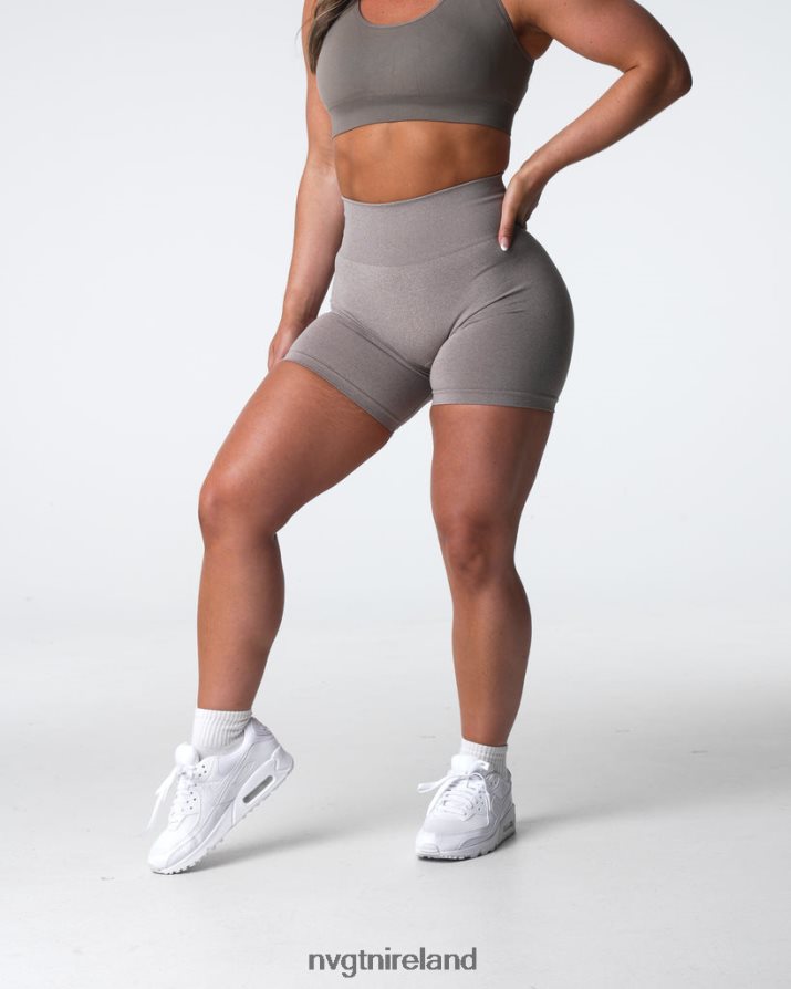 NVGTN Pro Seamless Shorts Fitness Taupe Women VV2PRZ359