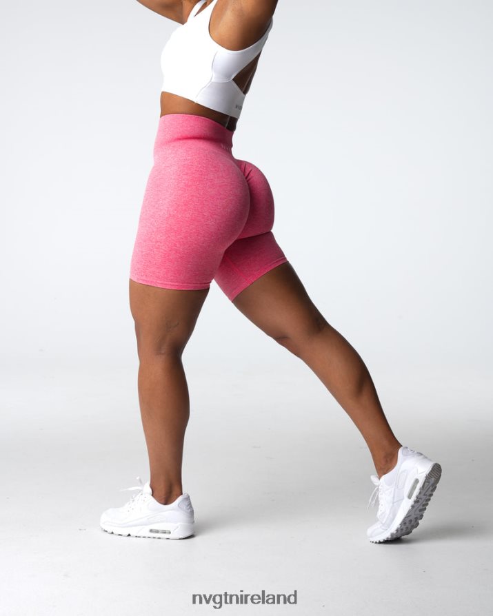 NVGTN Scrunch Seamless Shorts Fitness Coral Women VV2PRZ405