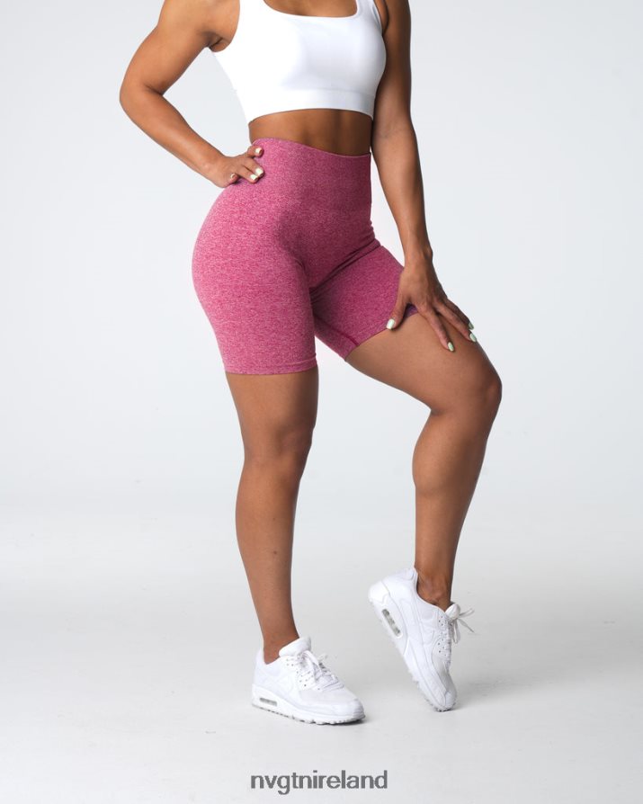 NVGTN Scrunch Seamless Shorts Fitness Crimson Women VV2PRZ404