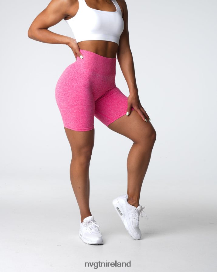 NVGTN Scrunch Seamless Shorts Fitness Hot Pink Women VV2PRZ409