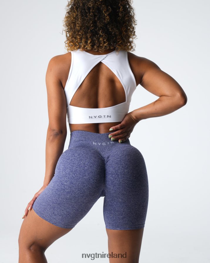 NVGTN Scrunch Seamless Shorts Fitness Indigo Women VV2PRZ400