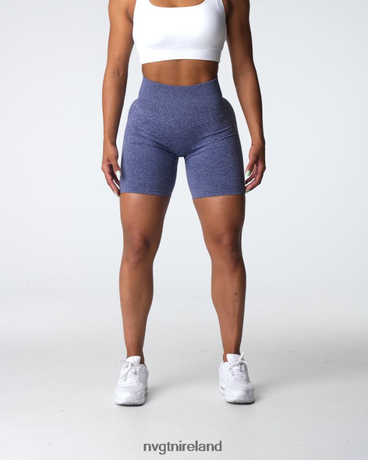 NVGTN Scrunch Seamless Shorts Fitness Indigo Women VV2PRZ400
