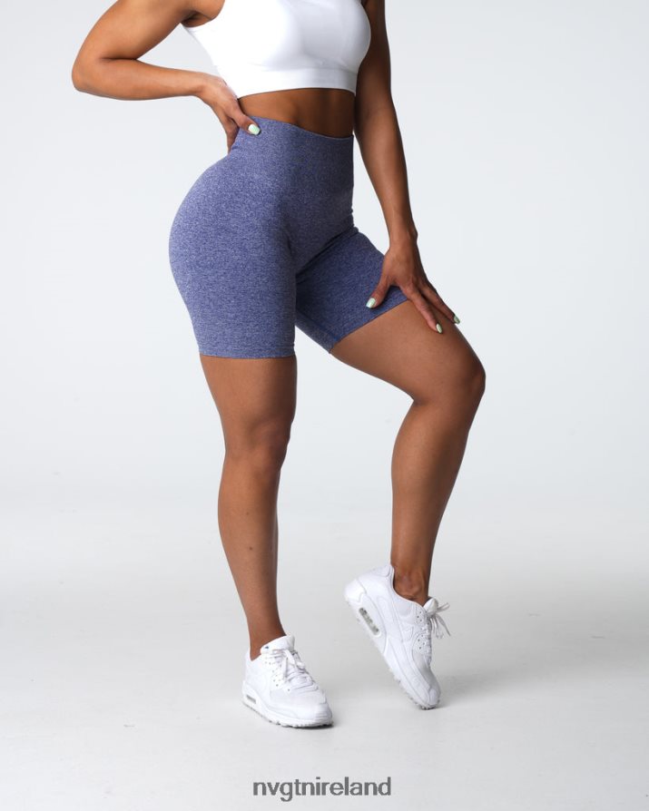 NVGTN Scrunch Seamless Shorts Fitness Indigo Women VV2PRZ400