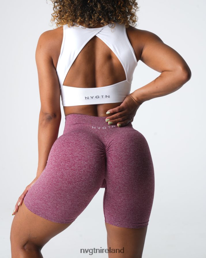 NVGTN Scrunch Seamless Shorts Fitness Maroon Women VV2PRZ410