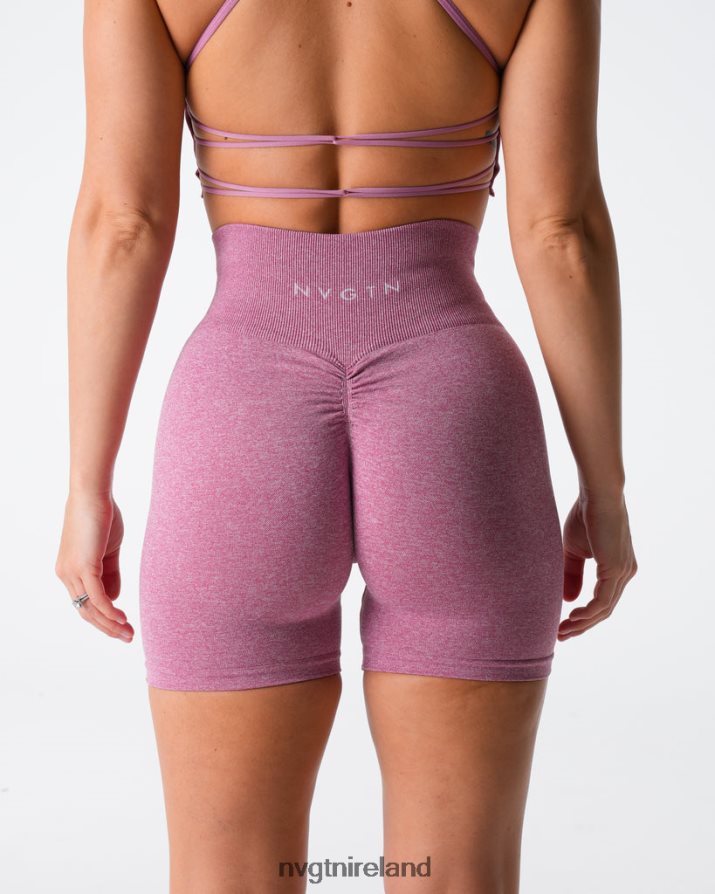 NVGTN Scrunch Seamless Shorts Fitness Pastel Pink Women VV2PRZ415