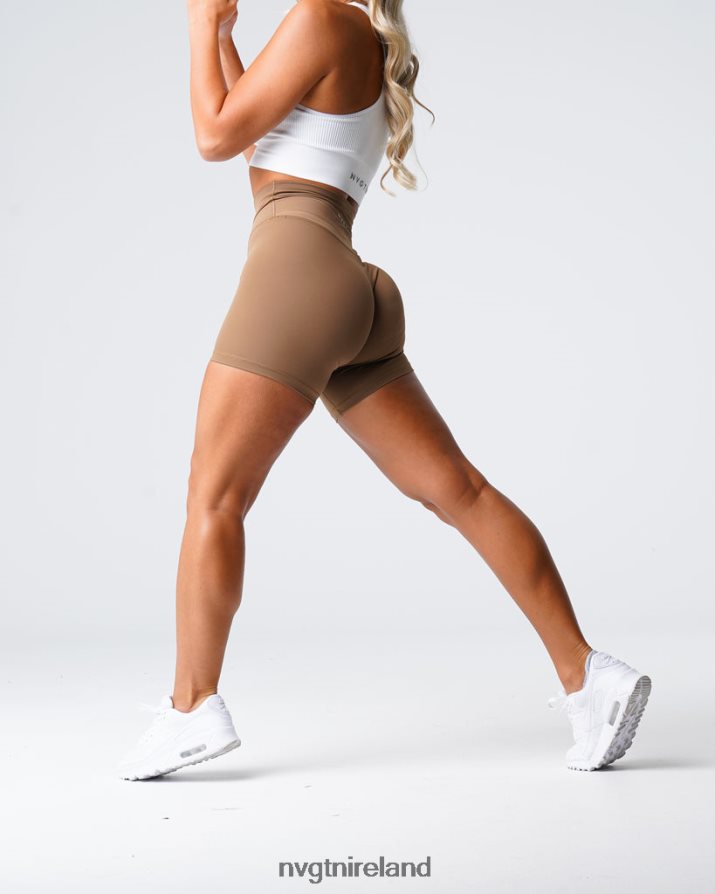 NVGTN Signature 2.0 Shorts Fitness Mocha Women VV2PRZ456