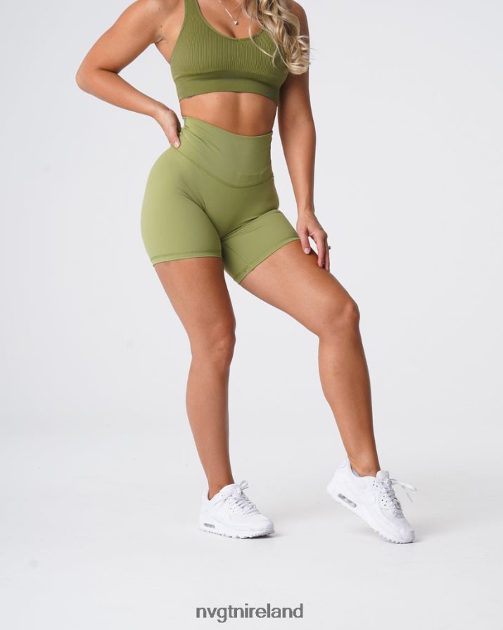 NVGTN Signature 2.0 Shorts Fitness Olive Women VV2PRZ465
