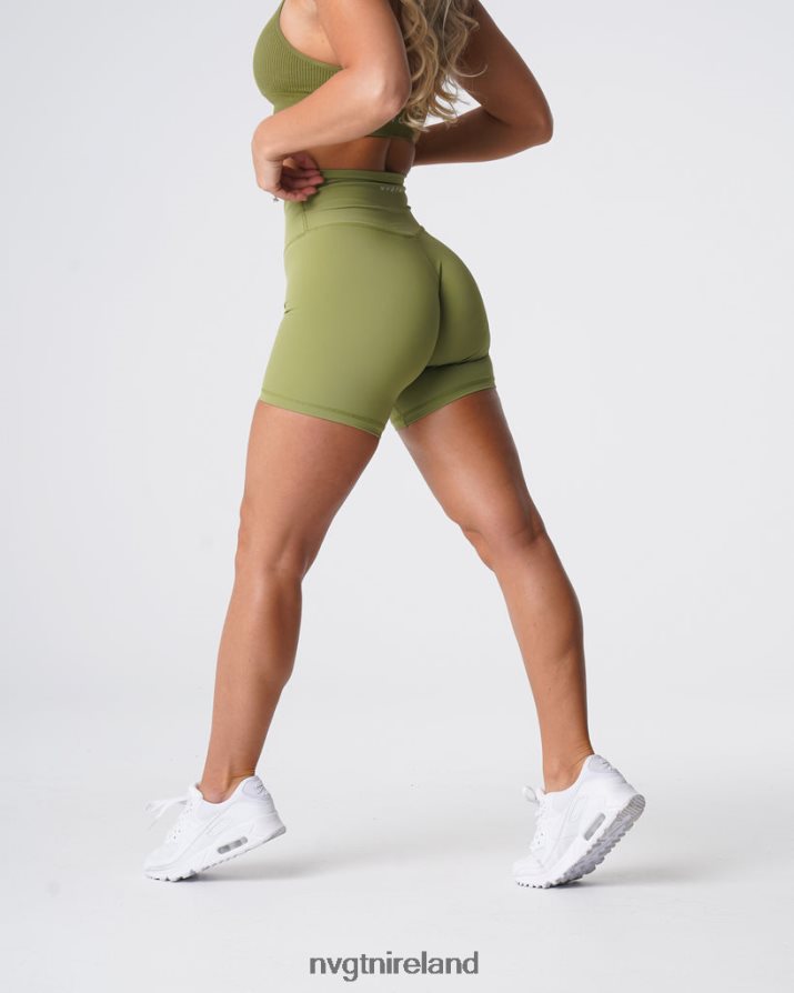 NVGTN Signature 2.0 Shorts Fitness Olive Women VV2PRZ465