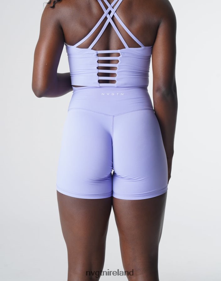 NVGTN Signature 2.0 Shorts Fitness Periwinkle Women VV2PRZ435