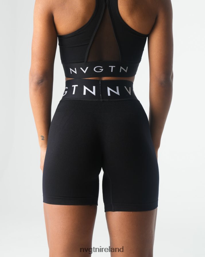 NVGTN Sport Seamless Shorts Fitness Black Women VV2PRZ430