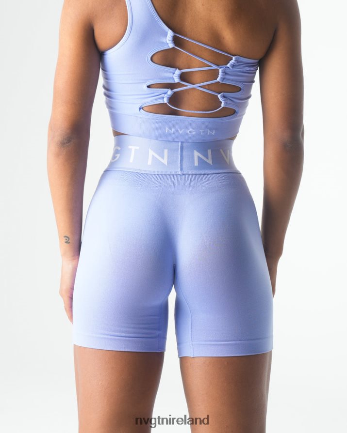 NVGTN Sport Seamless Shorts Fitness Periwinkle Women VV2PRZ433