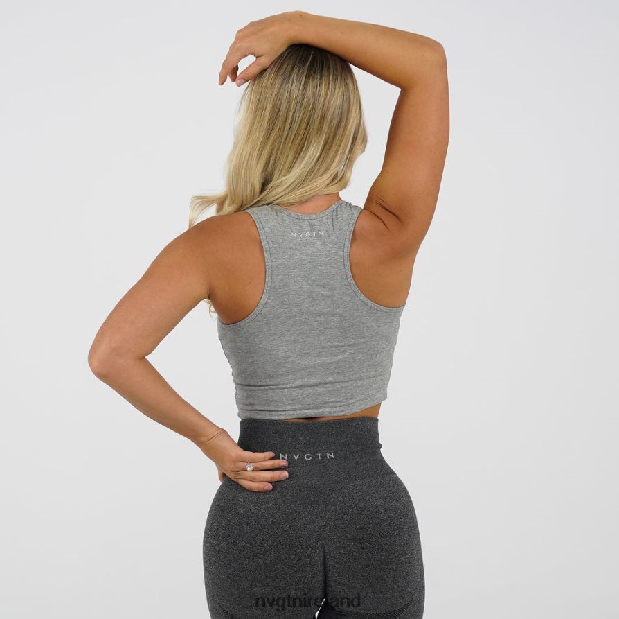 NVGTN OG Tank Fitness Heather Grey Women VV2PRZ286