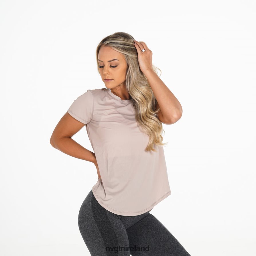 NVGTN Lavish Tee Fitness Beige Women VV2PRZ273