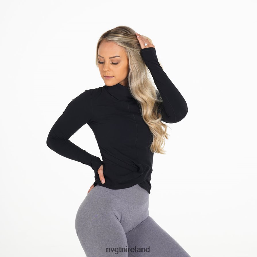 NVGTN Focus Pullover Fitness Black Women VV2PRZ270
